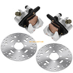Front Brake Calipers & Disc Rotors for Yamaha Kodiak 400 YFM400 (1999–2002)