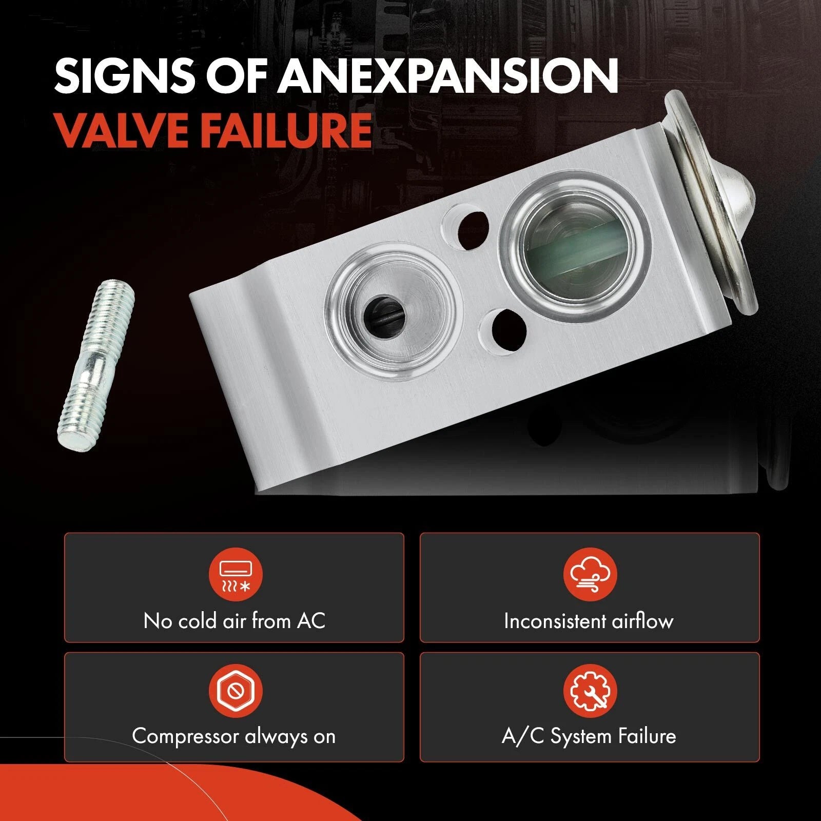 A/C Expansion Valve for Kia Sorento (2019–2021) Hyundai Santa Fe (2019–2020)
