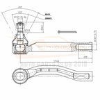 Set of 8 Suspension Control Arms Tie Rods Sway Bars for Toyota Yaris (2007–2008)