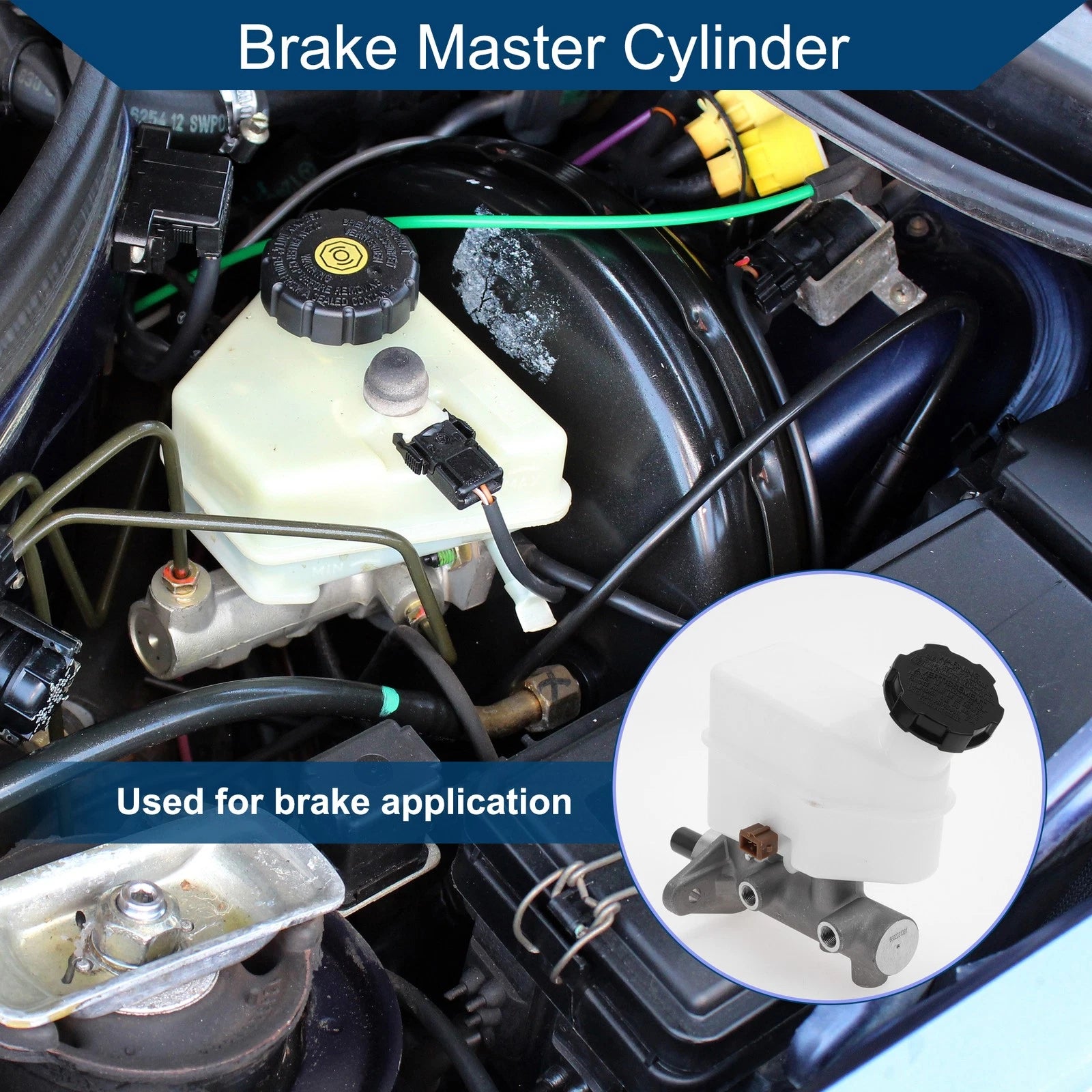 Brake Master Cylinder with Reservoir No. 585102E500 for Hyundai Tucson (2005–2007)