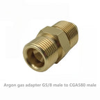 CGA580 Copper Gas Regulator Connector Adapter for G5 8 Cylinder
