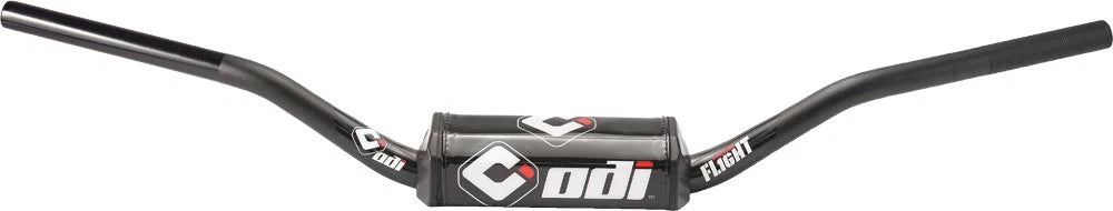 ODI Podium Flight Handlebar for Offroad (1-1/8 inch, Black, 65mm Rise)