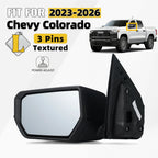 Left Side Mirror for Chevrolet Colorado (2023–2026) Power Adjust 3 Pins Textured