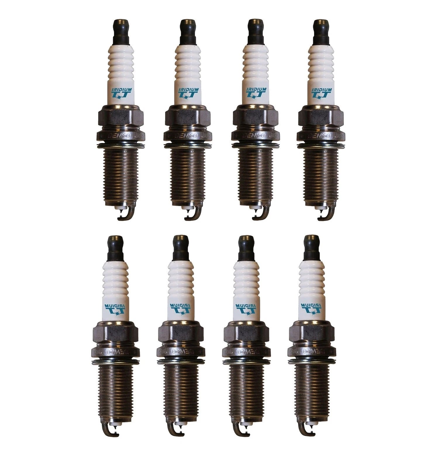 Set of 8 Iridium TT Spark Plugs for Hyundai Infiniti Nissan V8 (0.040 Gap)