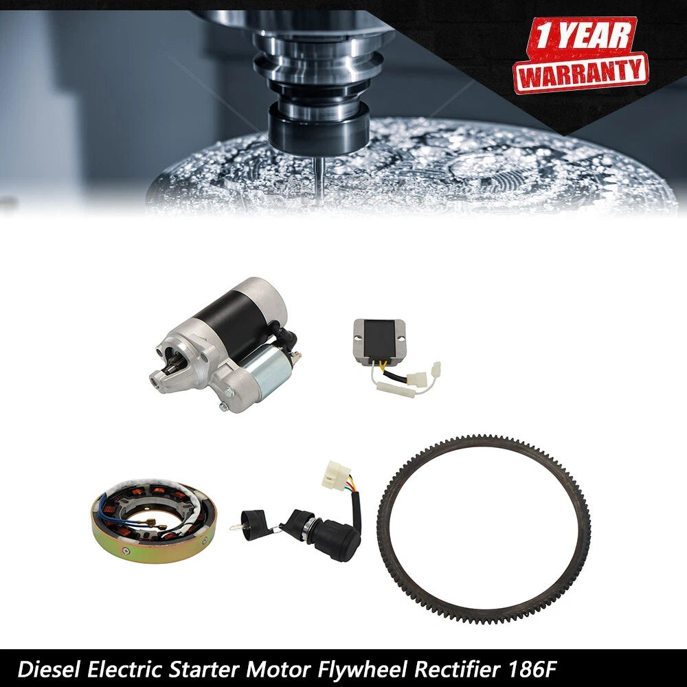 Starter Motor for Diesel Engine 186F 186FA (Year Range Not Specified)