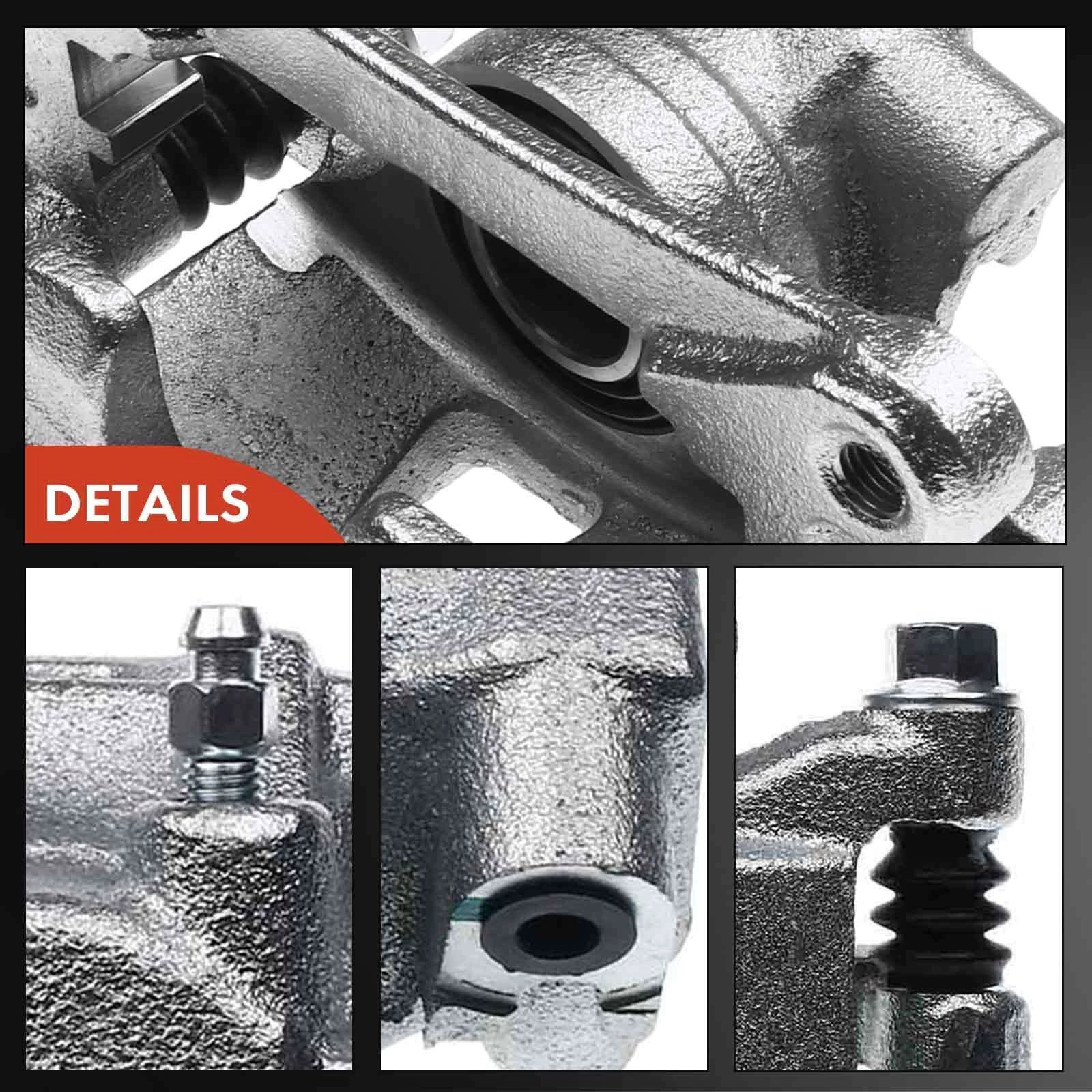 6X Rear Brake Caliper & Pads with Bracket for Mitsubishi Lancer