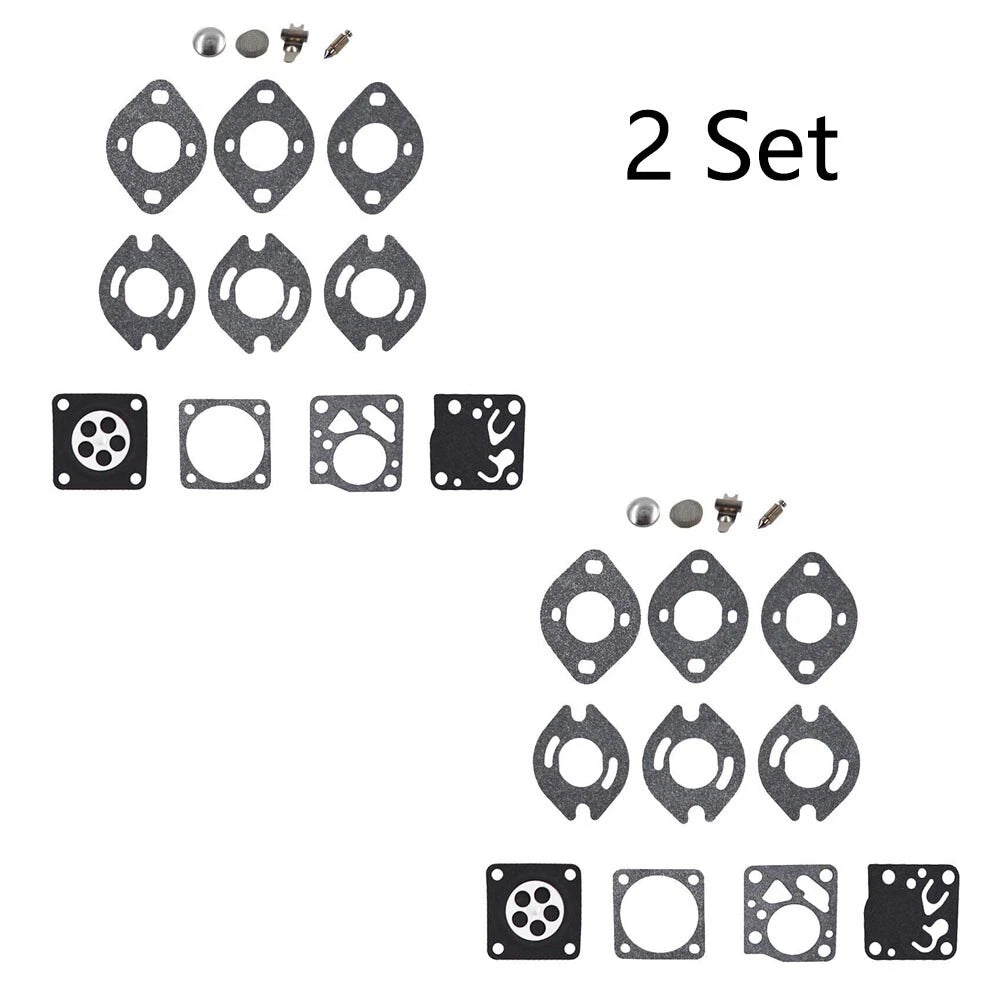 Set of 2 Carburetor Gasket Diaphragm Kit for Tecumseh TC200 TC300 (N/A)