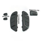 Driver Footboards Brake Pedal Shifter Pegs for Harley Touring FLHT (1986–2024)