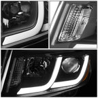 LED DRL Projector Headlight Pair for Jeep Grand Cherokee (2014–2016)