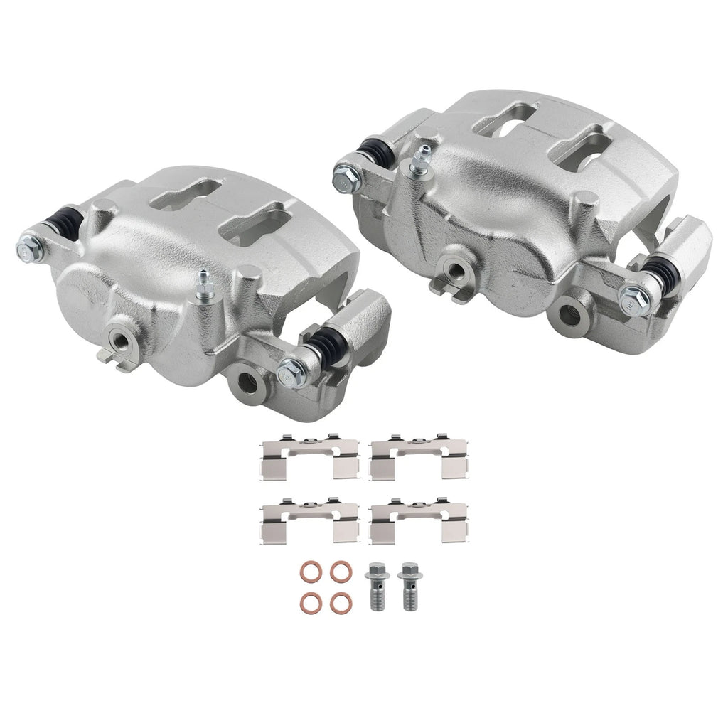 Set of 2 Rear Disc Brake Calipers for Nissan Pickup (1995–1997) with Bracket