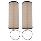 2X Engine Air Filter for Peterbilt 386 (Baldwin RS3516, VMC AF534096, FC2195)