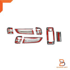 7 x Chrome Door Handle Cover Trim for Toyota Hiace Commuter (2005-2019)