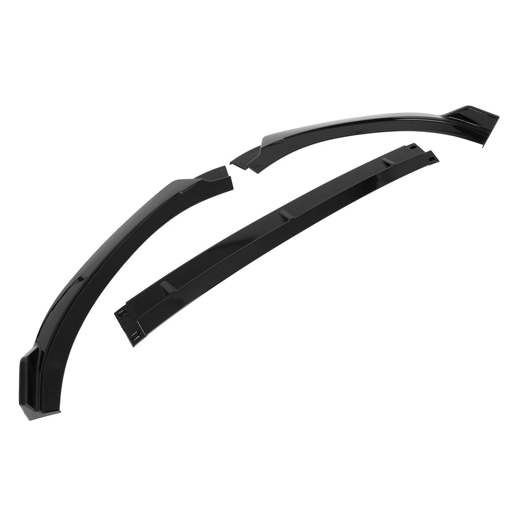 Front Bumper Lip Spoiler for Hyundai IONIQ (2017–2022) Glossy Black