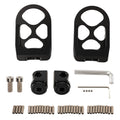 Wide MX Style Foot Pegs for Harley Fatboy, Road Glide, Softail (Pair)