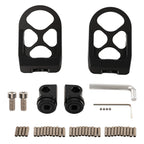 Wide MX Style Foot Pegs for Harley Fatboy, Road Glide, Softail (Pair)