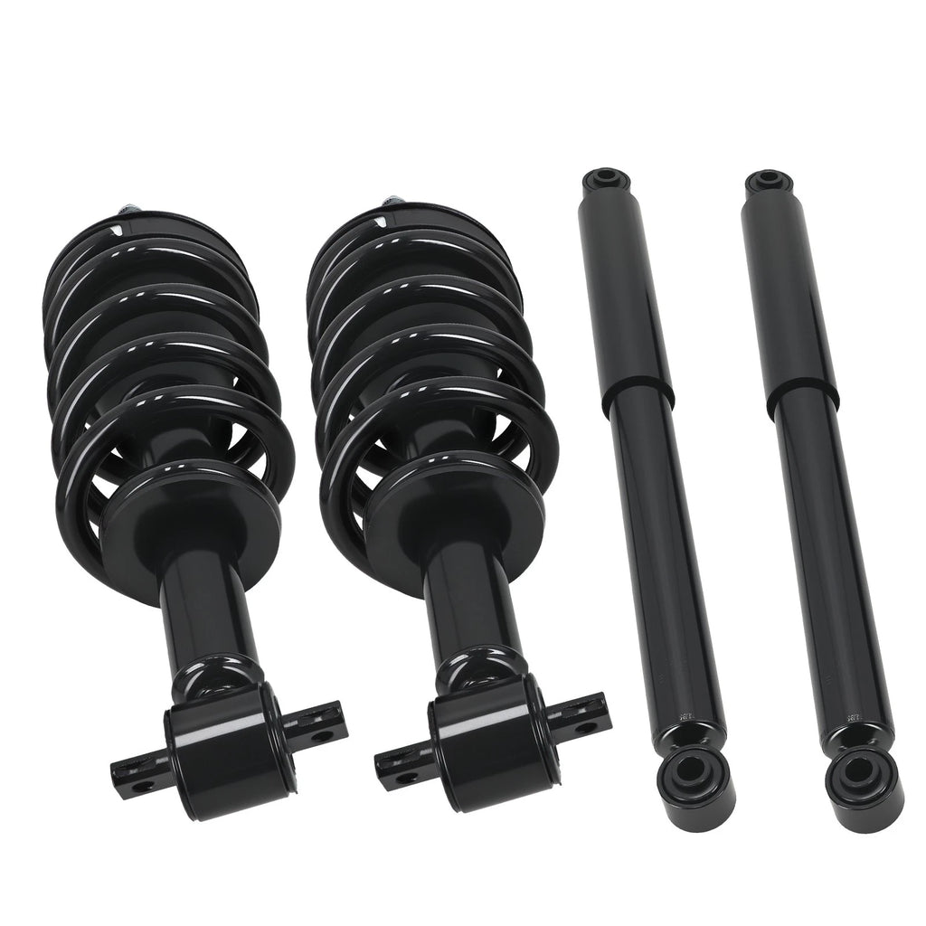 Front & Rear Shock Struts Absorbers for Chevy Silverado GMC Sierra 1500 (2007–2013)