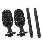 Front & Rear Shock Struts Absorbers for Chevy Silverado GMC Sierra 1500 (2007–2013)