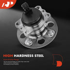 Rear Wheel Hub & Bearing Assembly with ABS Sensor for Hyundai Accent (2010–2017)