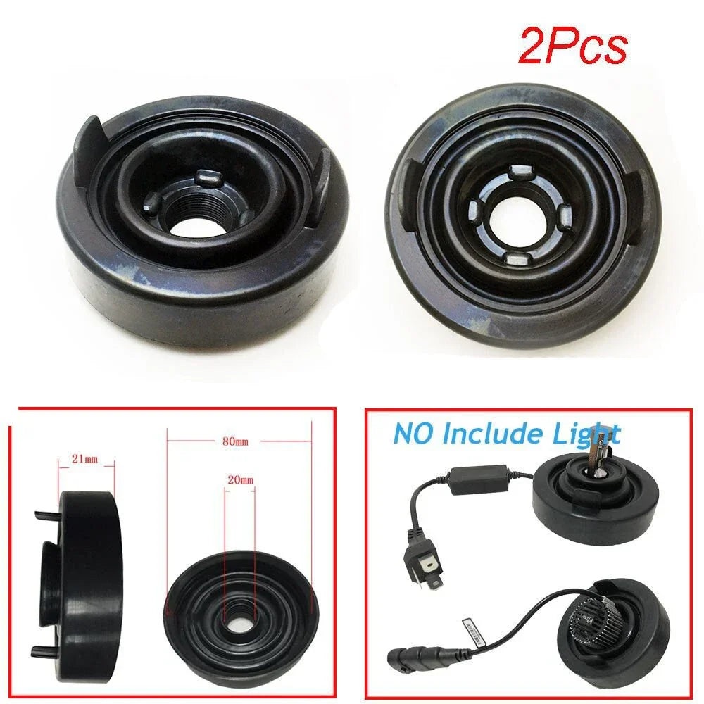 Dust-Cover-Cap 80MM Headlight for LED HID Xenon Lamps
