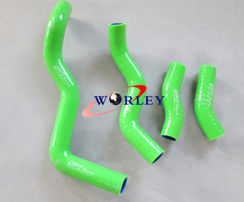 BLACK Radiator Coolant Silicone Hose for Kawasaki KLX250 KLX250S (1993-2014)