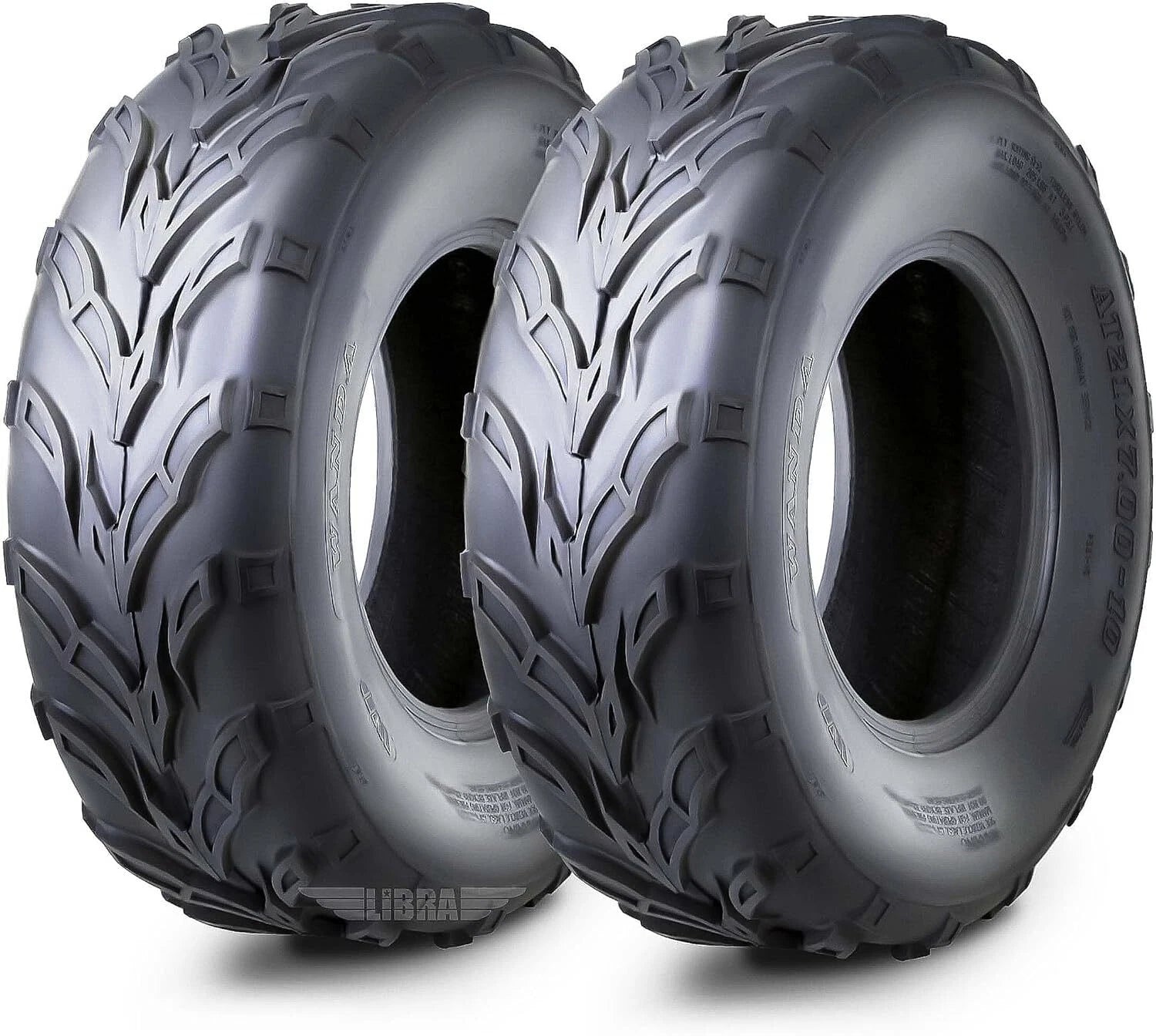 Set of 2 Front Tires 22x7-10 for Bennche Cowboy Spire 250 ATV