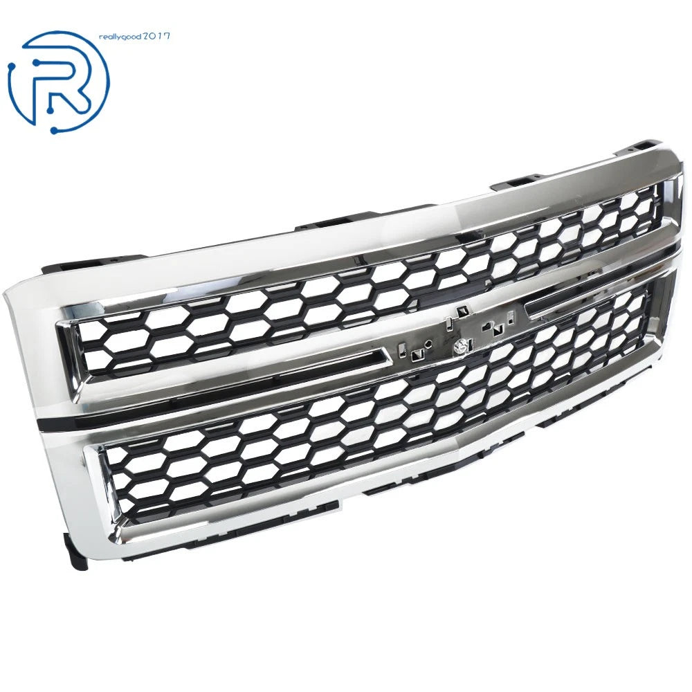 Front Upper Bumper Grille for Chevrolet Silverado 1500 (2014–2015)