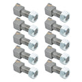 10X Threaded Stump Grinder Teeth 2-1/2" for Bradco Shaver Ashland Baumalight