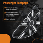 360° Rotating Foot Pegs for Harley-Davidson Softail/Touring/Dyna (2010–2020)