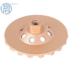 5" Diamond Grinding Wheels for Turbo Segments 30/40 Grit (5/8"-11 Arbor)