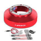 NRG Red Steering Wheel Hub Adapter for Nissan 350Z, Versa, Armada, Infiniti G35 (2003–2009)