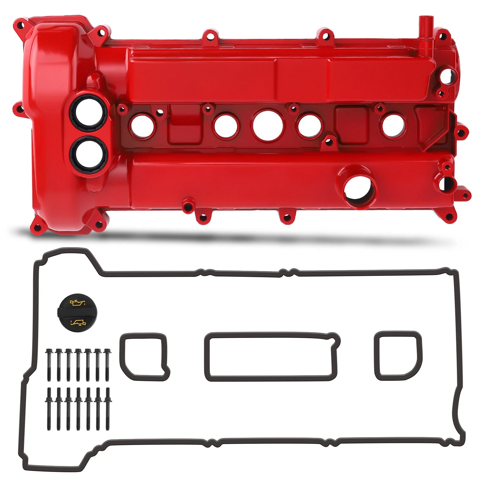Aluminum Red Valve Cover with Gasket for Ford Focus (2014-2018)