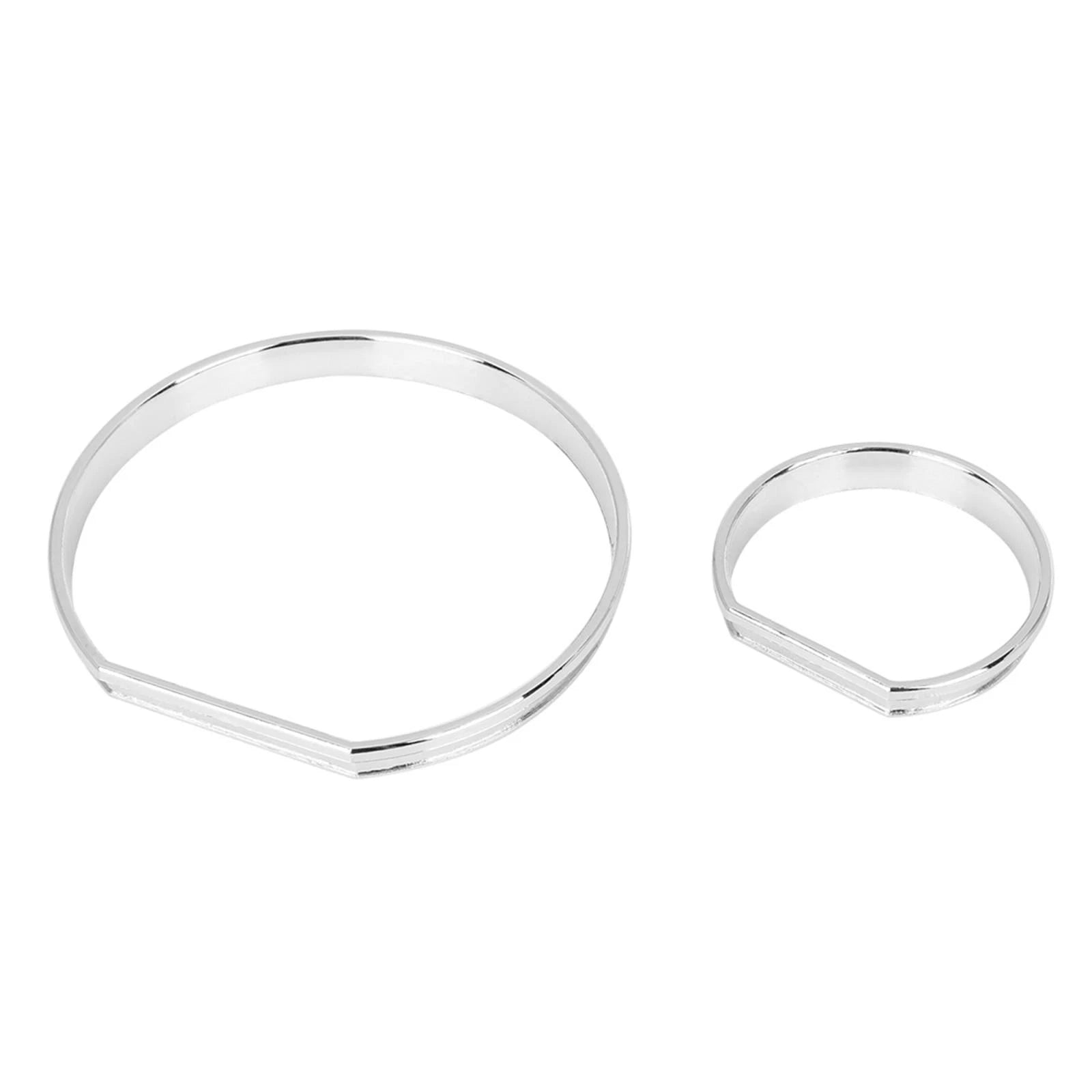 Chrome Speedometer Gauge Dial Rings Trim Kit for BMW E46 M3 (2001–2006)