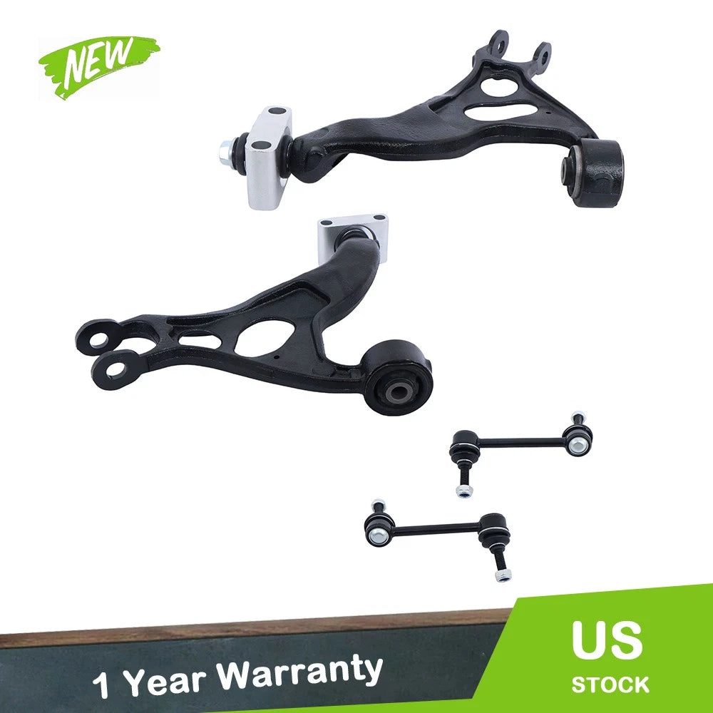 Set of 2 Rear Upper Control Arms & Sway Bar Links for Ford Taurus (2010–2018)