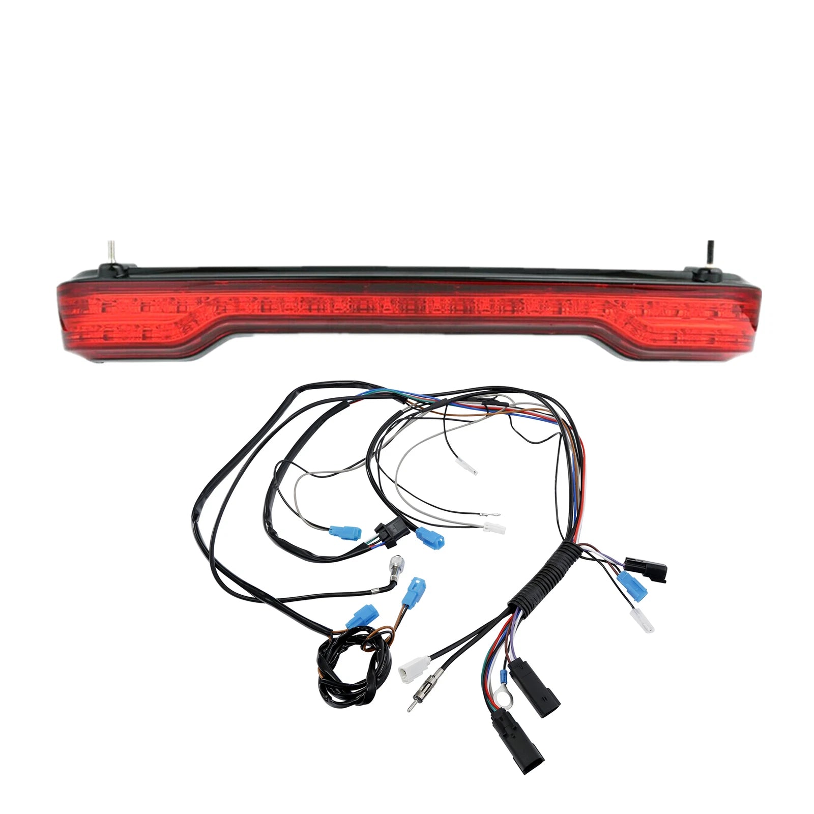 LED Brake Turn Tail Light & Wiring Harness for Harley Touring (2014–2023)