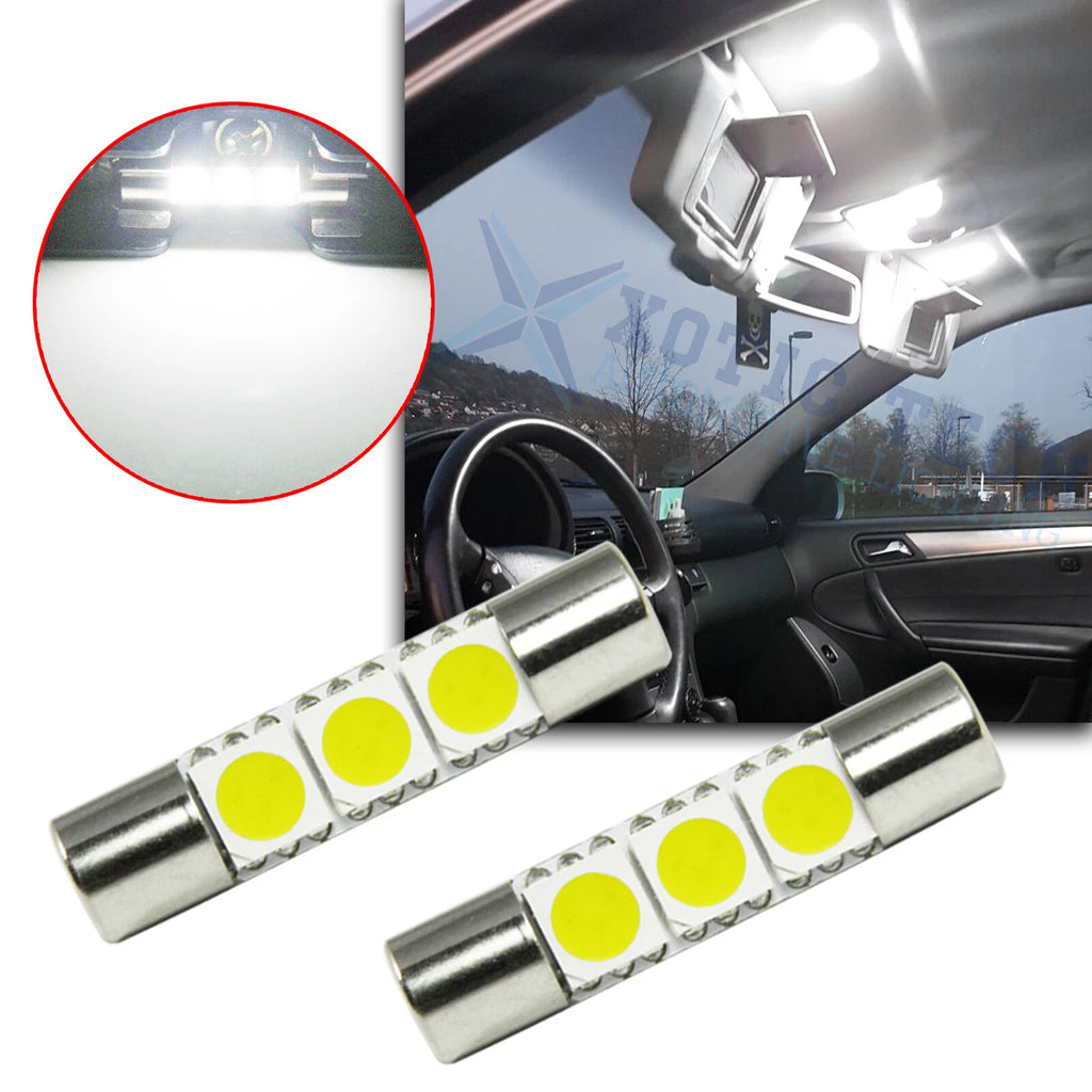 White LED Interior Lights Reverse Package Kit for Honda Accord (2013-2017)