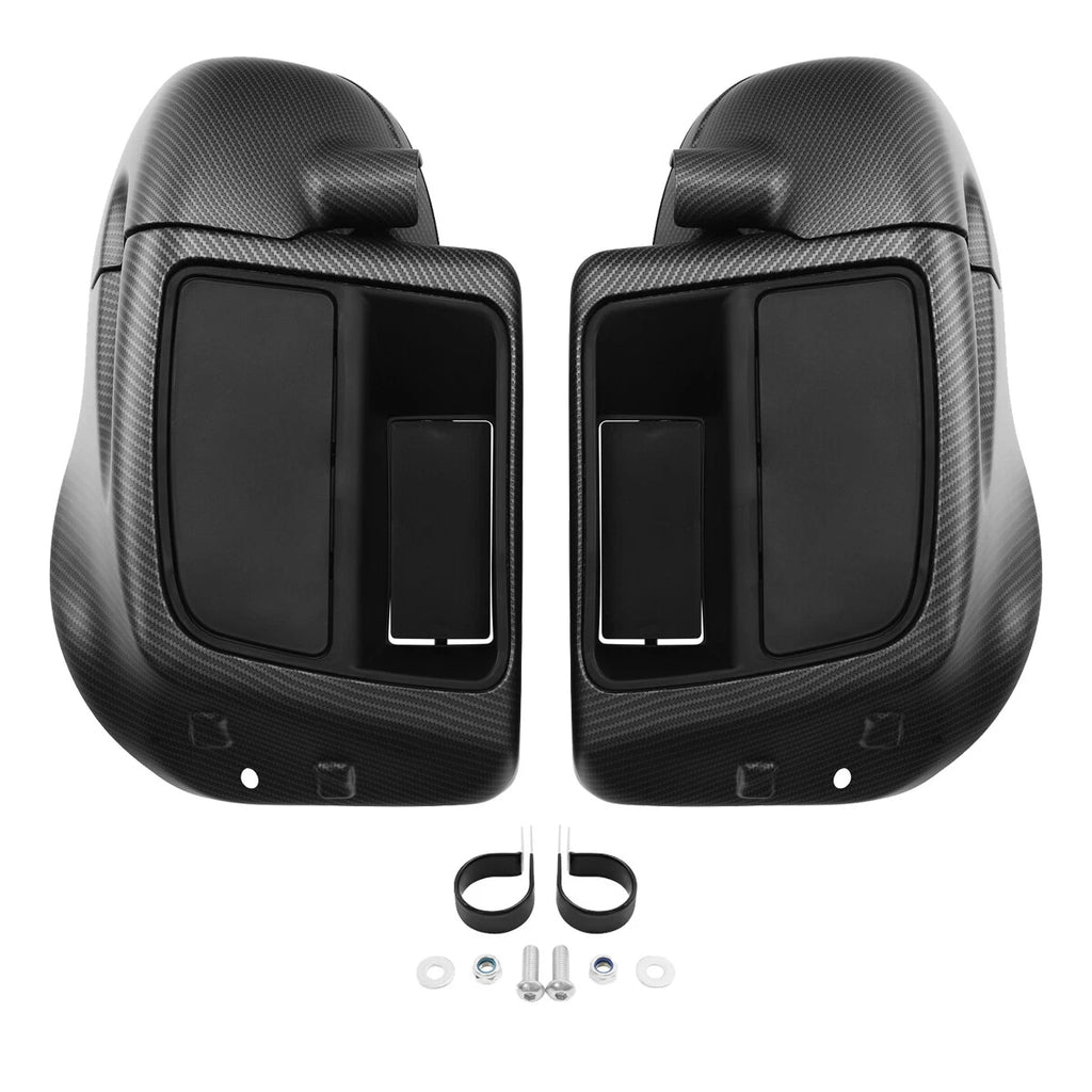 Carbon Fiber Matte Black Lower Vented Fairing for Harley Street Road Glide (2014–2024)
