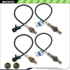Set of 4 Oxygen Sensors O2 for Chevrolet Silverado 2500 3500 HD (2012–2015)