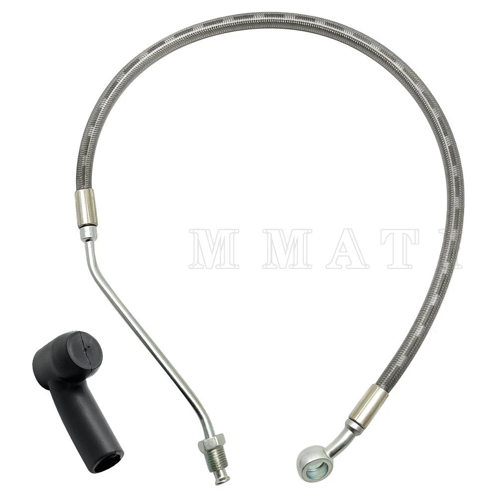 Front Brake Line W/Fitting for Polaris (1910913, 1910470, 1910883, 1910946, 1910472)