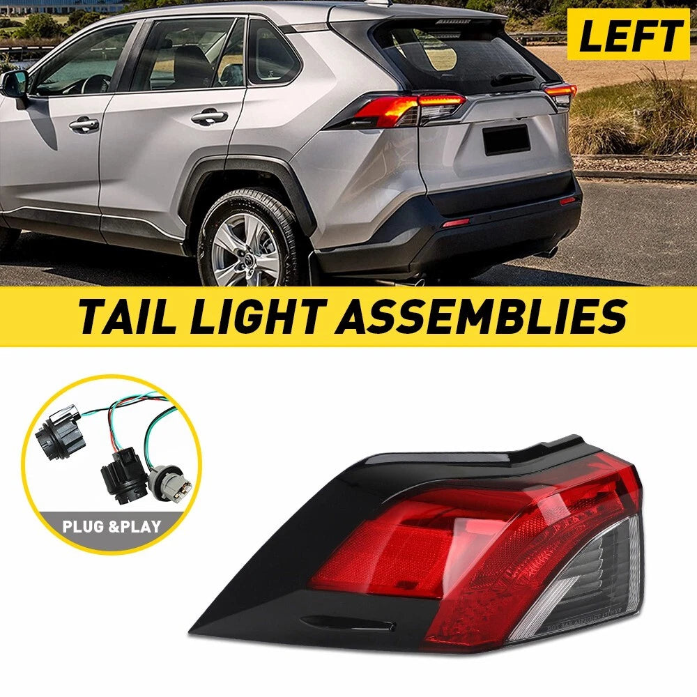Left Driver Tail Light for Toyota RAV4 (2019–2021)