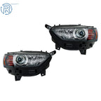 Set of 2 Halogen Headlights for Ford Fusion (2013-2016) Black