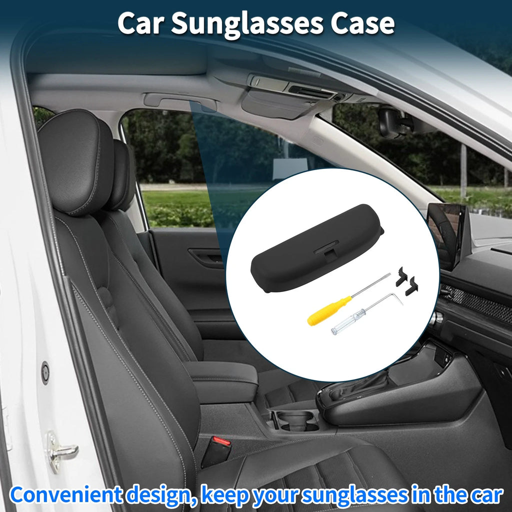 Sunglasses Case for Toyota RAV4 (2019–2023) Eyeglasses Holder ABS Black