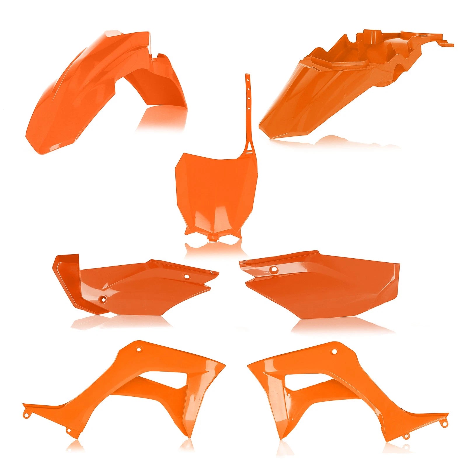 Acerbis Full Plastic Kit for Honda CRF110F (2019–2025) - Orange