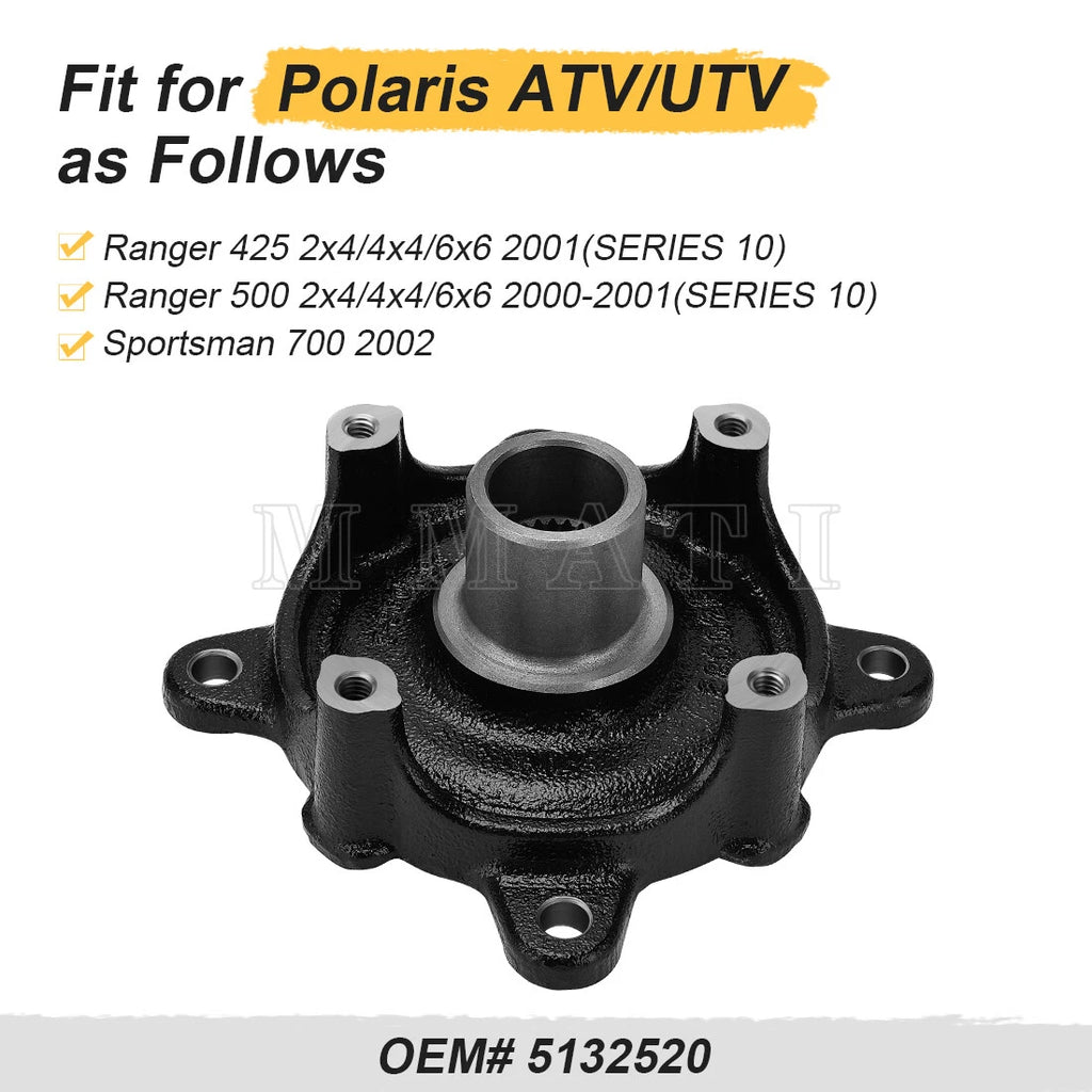 Rear Wheel Hub 5132520 for Polaris Ranger 500 Series (2000–2001)