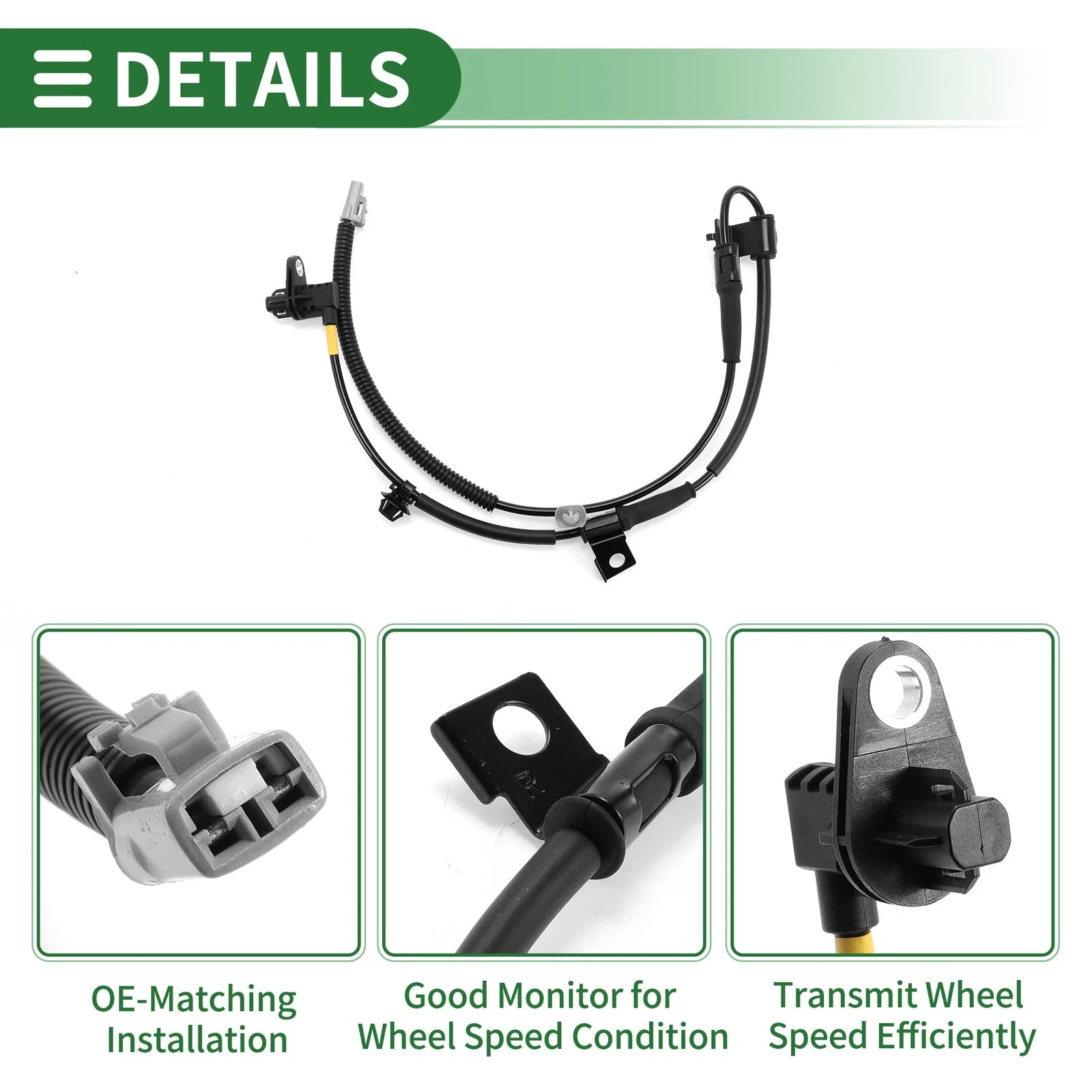 ABS Wheel Speed Sensor No. 598301M300 for KIA Forte (2010–2013)
