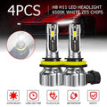 Set of 4 AUXITO H11 H8 H9 LED Headlight Fog Lights for Volvo S80 (2007–2016)