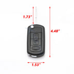 Uncut Folding Remote Key Fob for Land Rover LR3 Discovery (2005-2010)