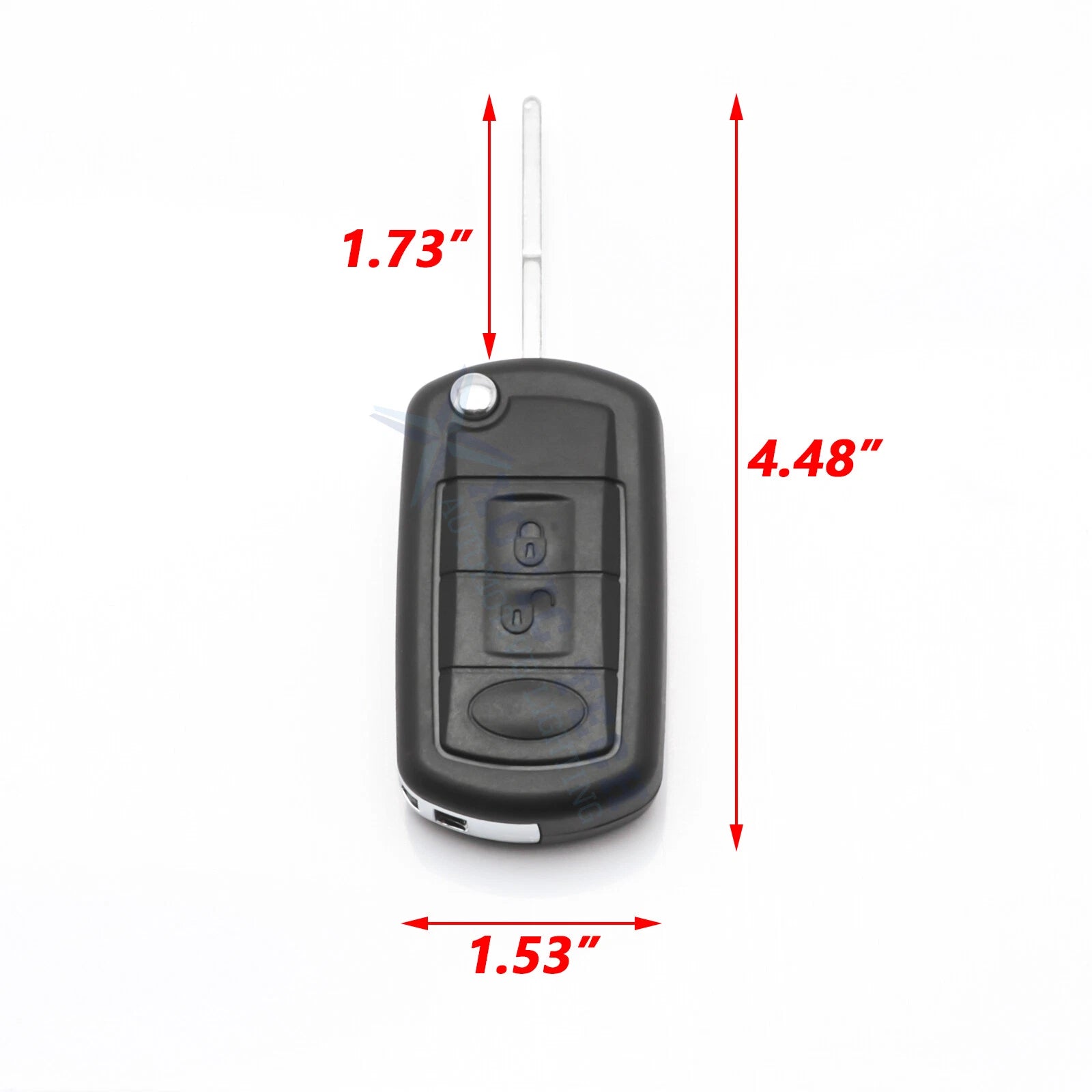 Uncut Folding Remote Key Fob for Land Rover LR3 Discovery (2005-2010)
