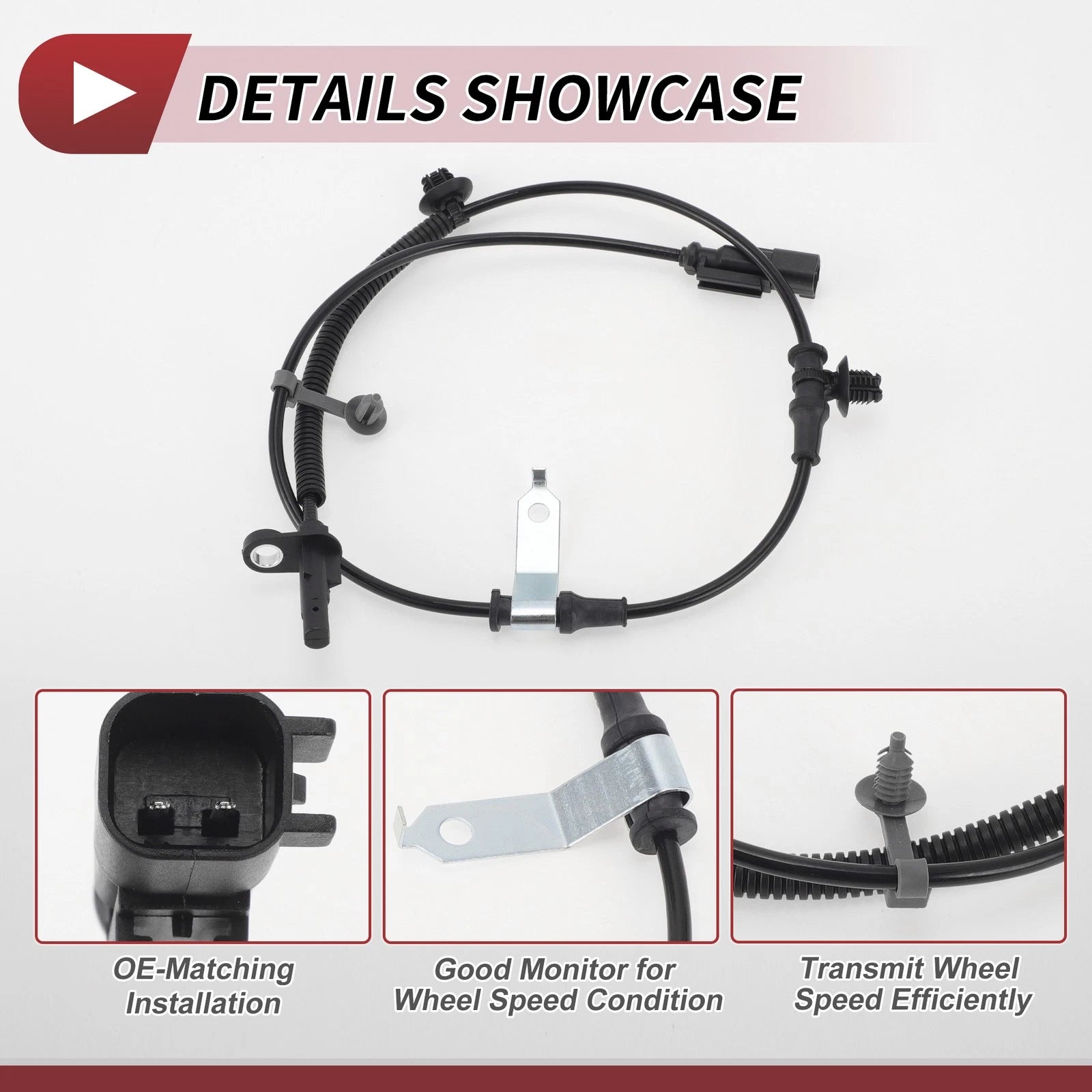 ABS Wheel Speed Sensor for Ford Mustang (2015–2023) No.FR3Z2C205A
