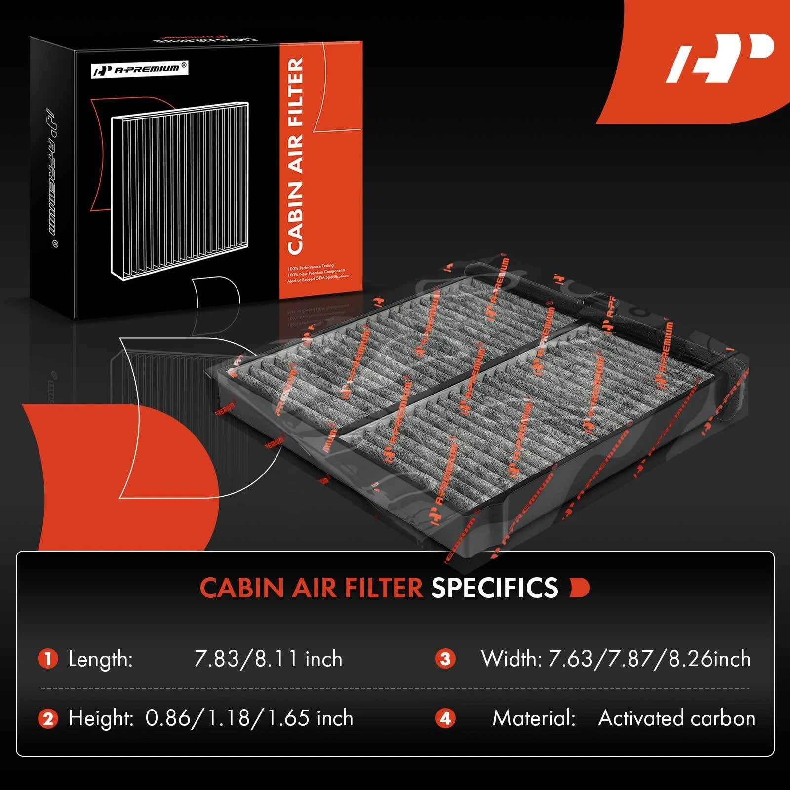 Activated Carbon Cabin Air Filter for Mazda CX-3 (2016-2021)
