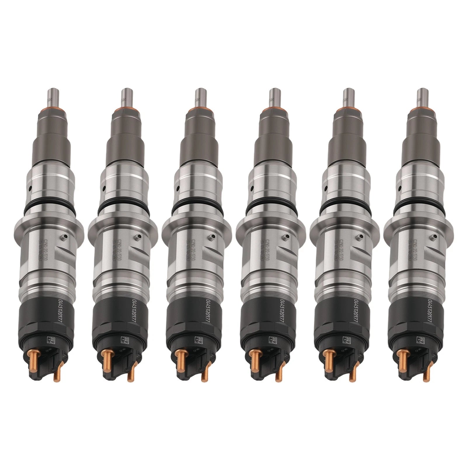 6X Diesel Fuel Injectors for Cummins QSB 4.5L 6.7L (2007–2021)